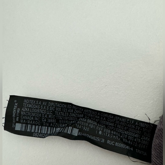 ZARA wide leg pants (purple) - Picture 3 of 5